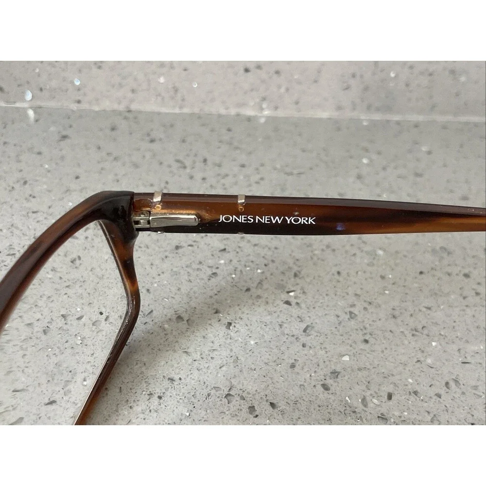 JONES NEW YORK EYEGLASSES FRAMES ONLY J512 BROWN TORTOISE FULL RIM 54-21-145